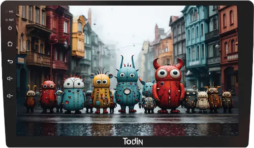 Todin Car Screen Cassette, 9 Inch, Android 10, 2GB RAM, 64GB Memory, T9