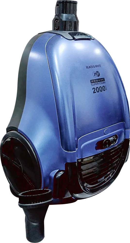 Black & White Vacuum Cleaner, 2000 Watt, with Dust Bag, 4 Liters, VC-232