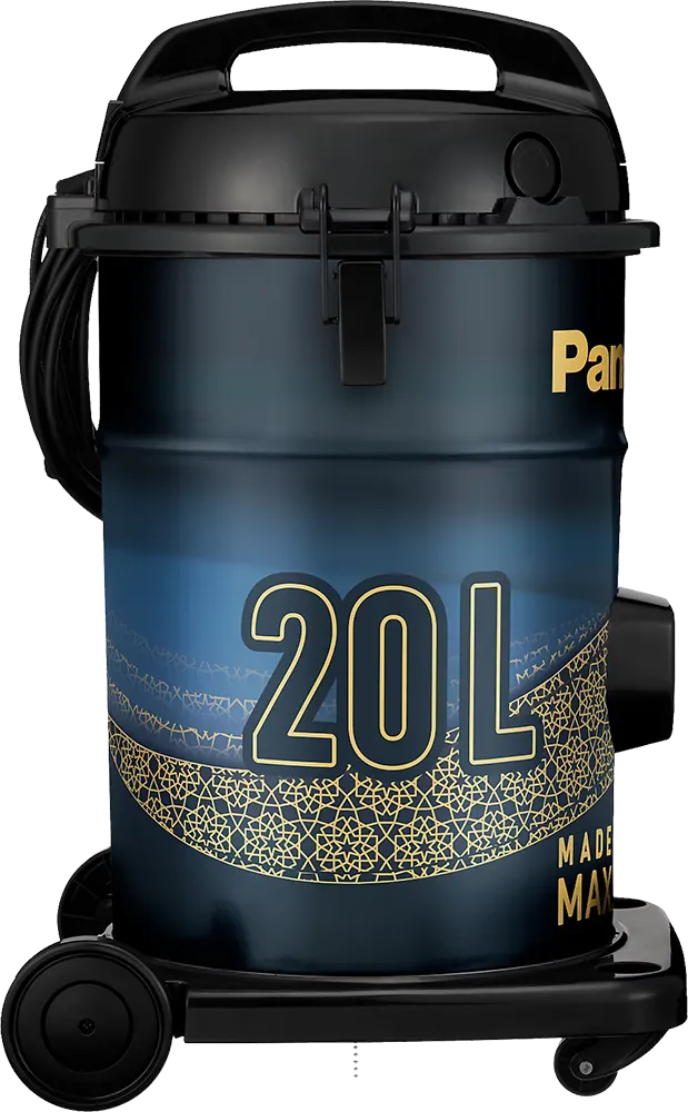 مكنسة كهربائية برميل باناسونيك، 2100 وات، 20 لتر، أسود، MC-YL699A