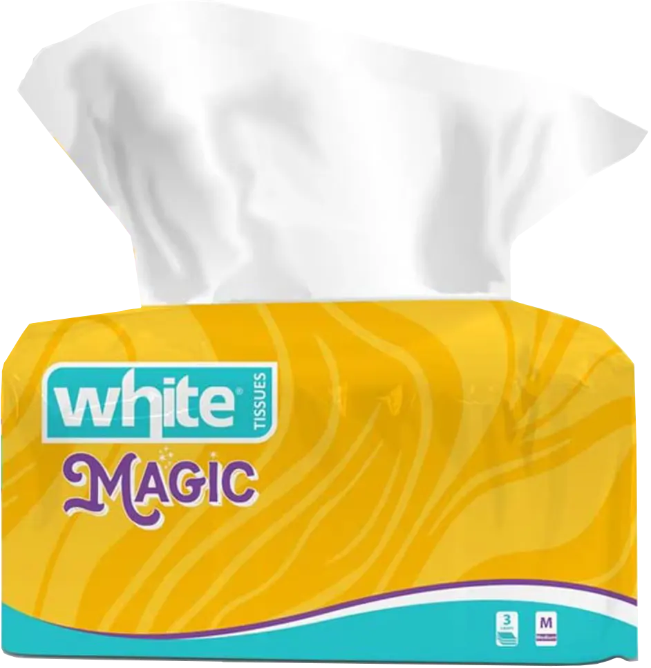 White Magic Flexi Facial Tissues, 480 Tissues, 3 Ply