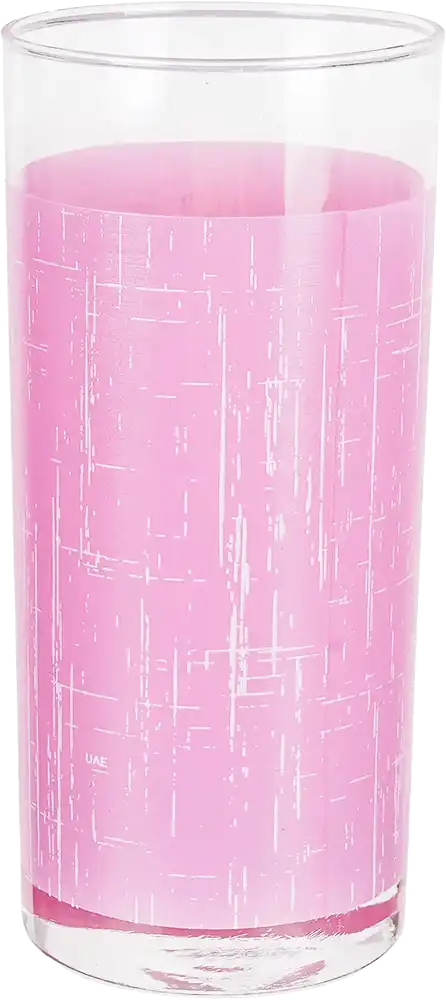 طقم شربات بوبي بينك لومينارك ، مكون من 7 قطع ، دورق + 6 شوب ، بينك