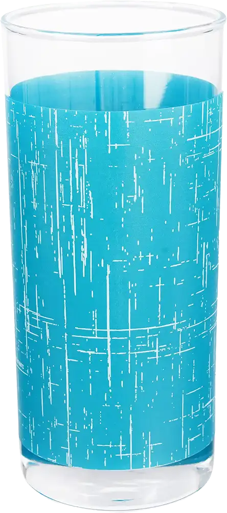 طقم شربات بوبي تركواز لومينارك ، مكون من 7 قطع ، دورق + 6 شوب ، تركواز