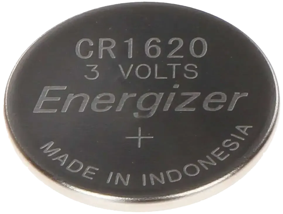 Energizer Battery, 3V, Lithium, 1 Battery, CR1620
