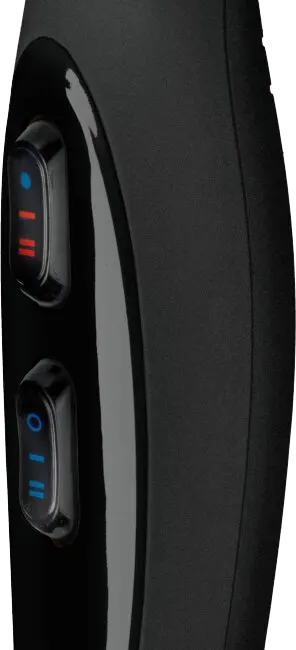 BaByliss Hair Straightener, 2000 Watts, 2 Speeds, 3 Temperatures, 6mm Nozzle, Black, 6704E