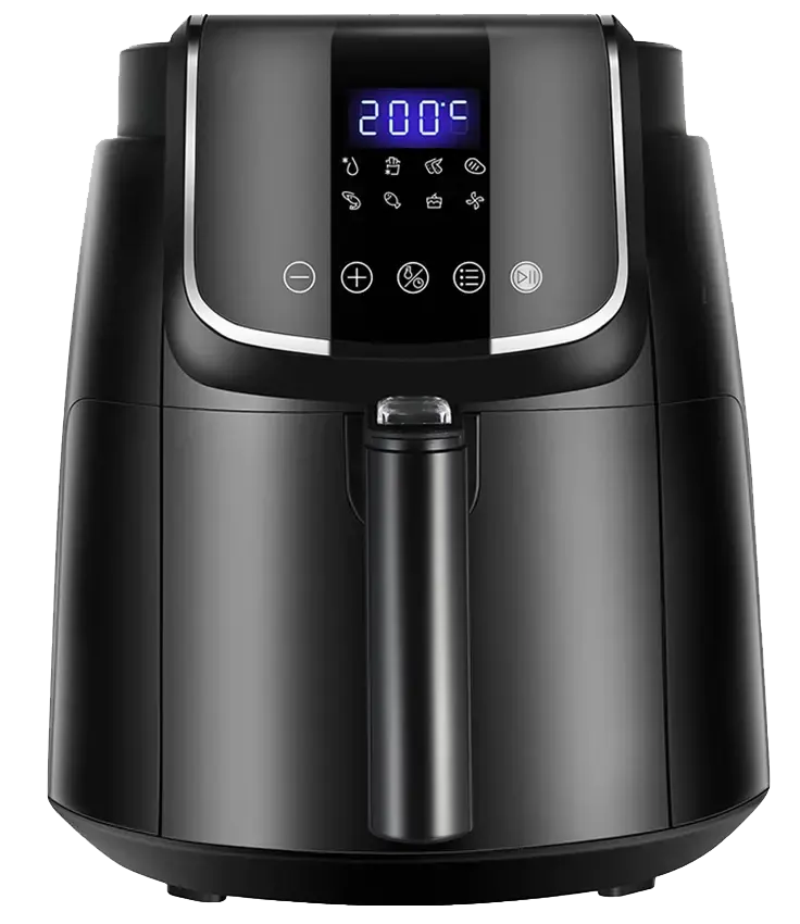 قلاية هوائية ميديا ، 1500 وات ، 4 لتر ، شاشة ديجيتال ، أسود ،  MF-CN40D2 ، (ضمان ميراكو 19111 )