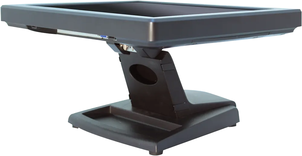 شاشة pos من بوزيفليكس سلسلة TM.3000، حجم 15 بوصة، نوع TFT LCD، تعمل باللمس، اسود، TM.3315E.B