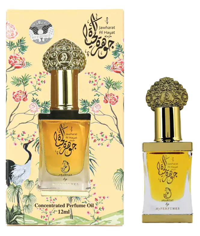 Jawharat Al Hayat By My Perfumes Arabiyat Concentrated Perfume Oil For Unisex, 12 Ml