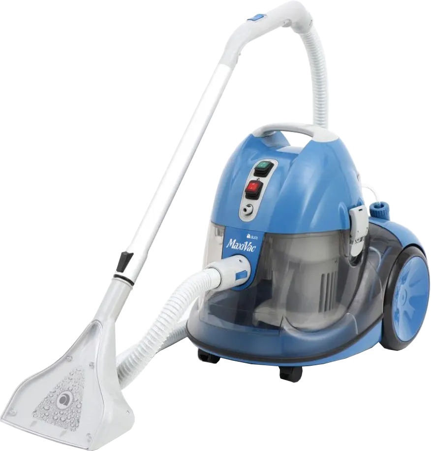 Aura Barrel Vacuum Cleaner, 2000 Watts, Water and Dust Suction, Blower Function, Blue, MAXIVAC114HW