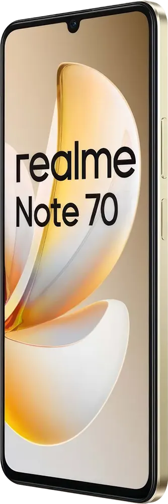 موبايل ريلمي نوت 70 ثنائي الشريحة، ذاكرة 128 جيجابايت، رامات 4 جيجابايت، شبكة الجيل الرابع إل تي إي، ذهبي