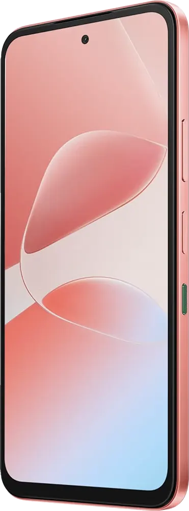 Infinix Hot 60i Dual SIM Mobile, 128GB Internal Memory, 6GB RAM, 4G LTE, Neon Red