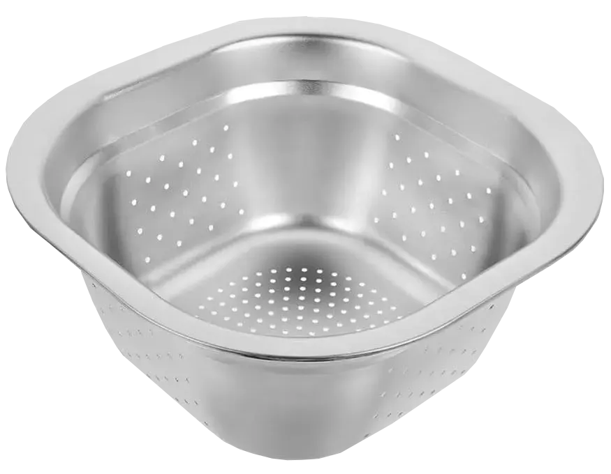 مصفاة مربعة استالس  ستيل ، سيلفر ، 24 سم