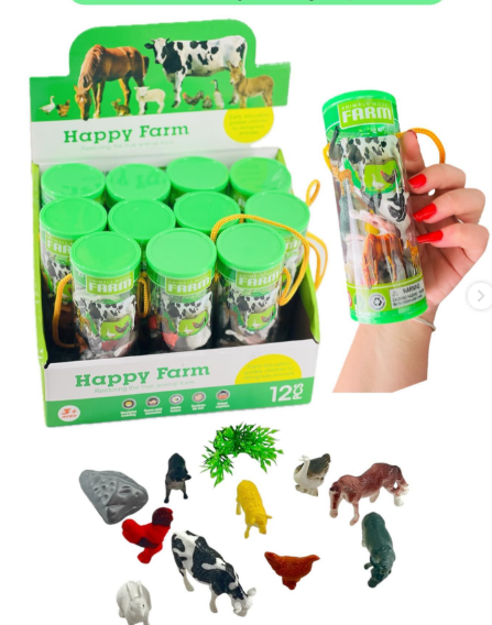 مجموعة مجسمات حيوانات المزرعة ، 11