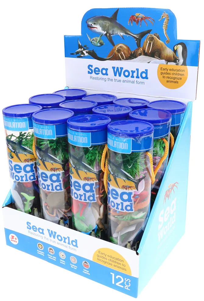 مجموعة مجسمات حيوانات بحرية ، 12