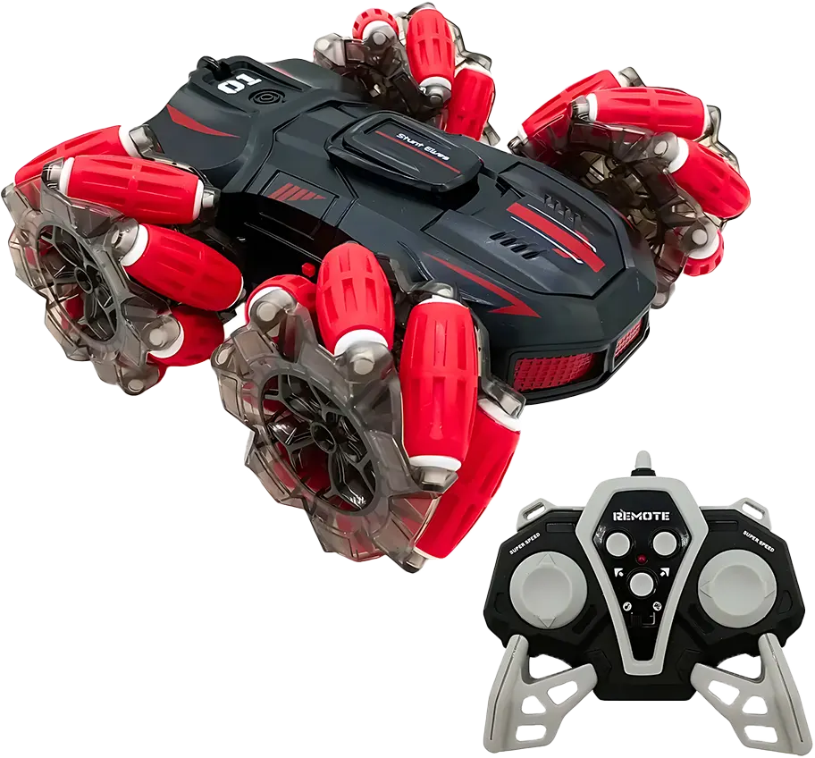 Stunt racing car, remote control, 360 degree rotation, exciting music and lights, multiple colors