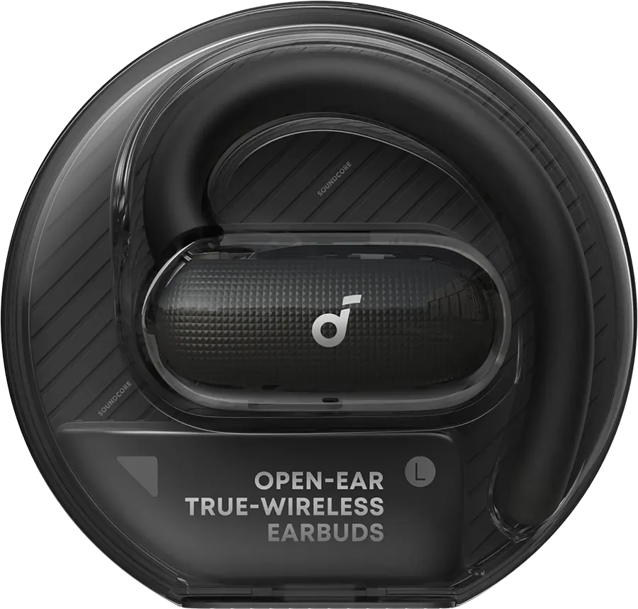 سماعة اذن  أنكر ساوندكور V40I ، بلوتوث 5.4 ، مقاومة للماء ، أسود ،  A3878H11  + حامل كابل مغناطيسي هدية