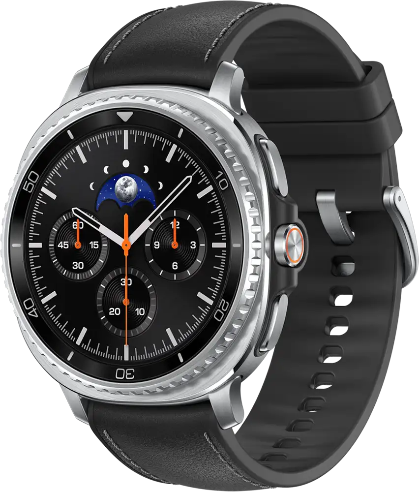 ساعة سمارت سامسونج جالاكسي 8 كلاسيك ، شاشة Super AMOLED مقاس 46 مم ، بلوتوث - واي فاي ، مقاومة للماء ، أسود