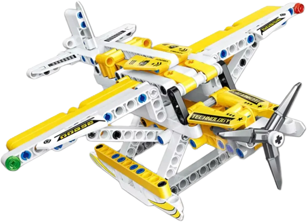 مكعبات ليجو بناء طائرة، 400 قطعة، مناسبة للأطفال من 6 سنوات، ألوان متعددة، 866