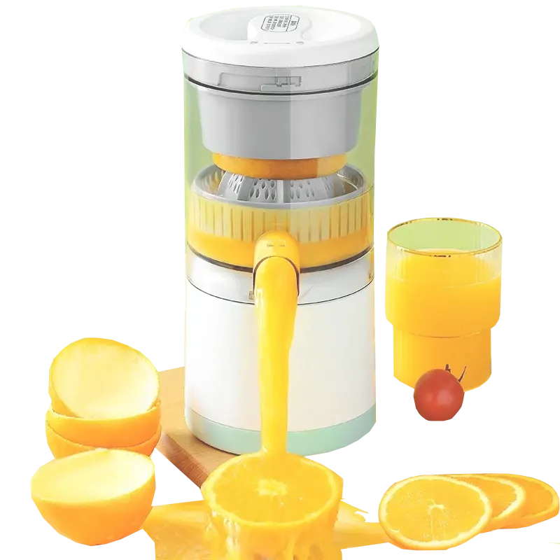 عصارة برتقال كهربائية بمنفذ USB ، ابيض