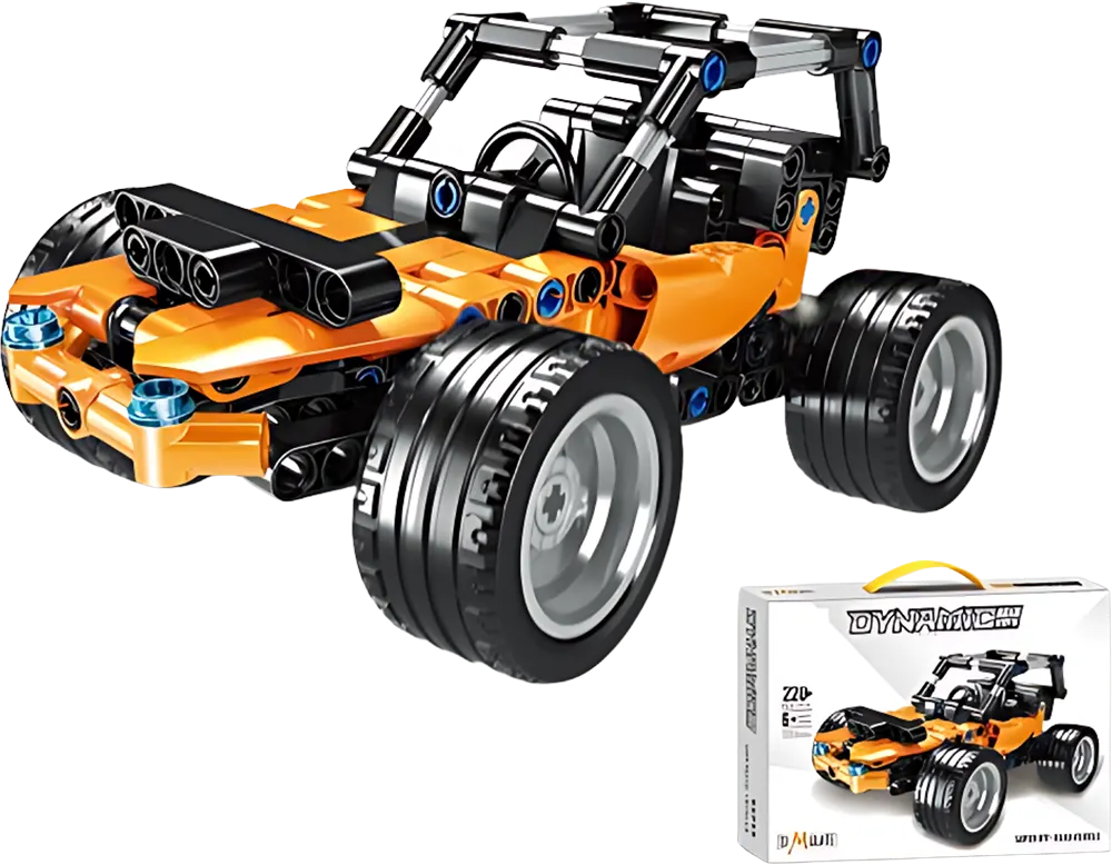 مكعبات ليجو بناء سيارة ، 220 قطعة، مناسبة للاطفال من 6 سنوات،861