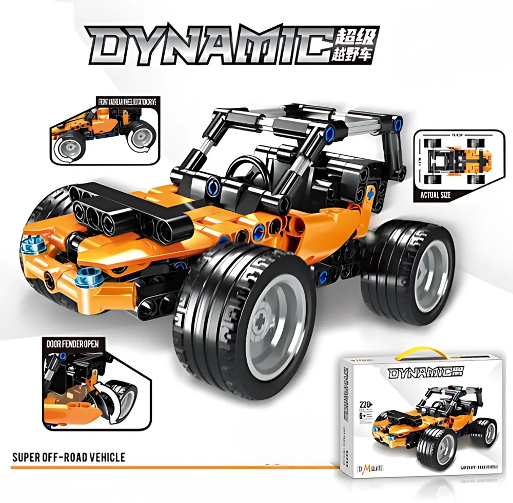 مكعبات ليجو بناء سيارة ، 220 قطعة، مناسبة للاطفال من 6 سنوات،861