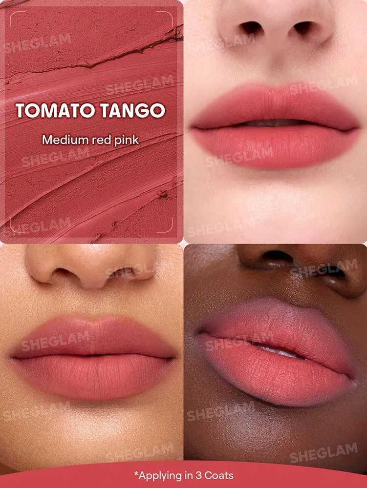 Sheglam Bounce Putty Pocket Lip Pot, Tomato Tango