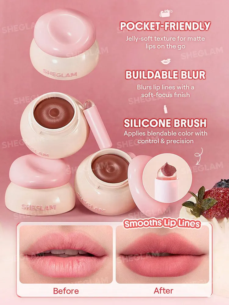 Sheglam Bounce Putty Pocket Lip Pot, Pomelo Plump