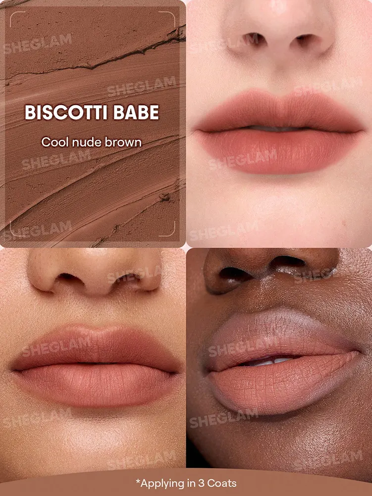 Sheglam Bounce Putty Pocket Lip Pot, Biscotti Babe