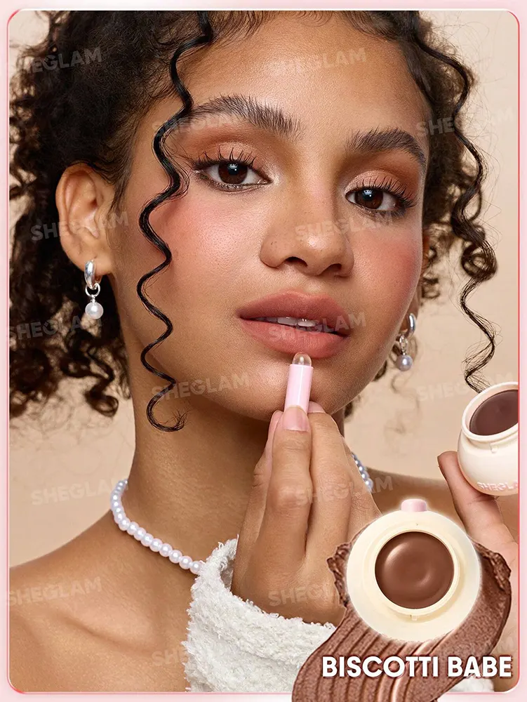 Sheglam Bounce Putty Pocket Lip Pot, Biscotti Babe