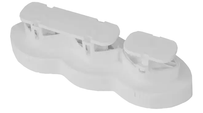 مكبس كوبيبة 3عين ، ابيض