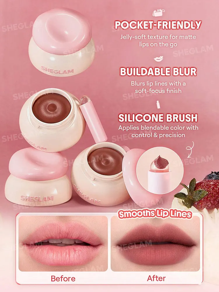 Sheglam Bounce Putty Pocket Lip Pot, Cocoa Crush