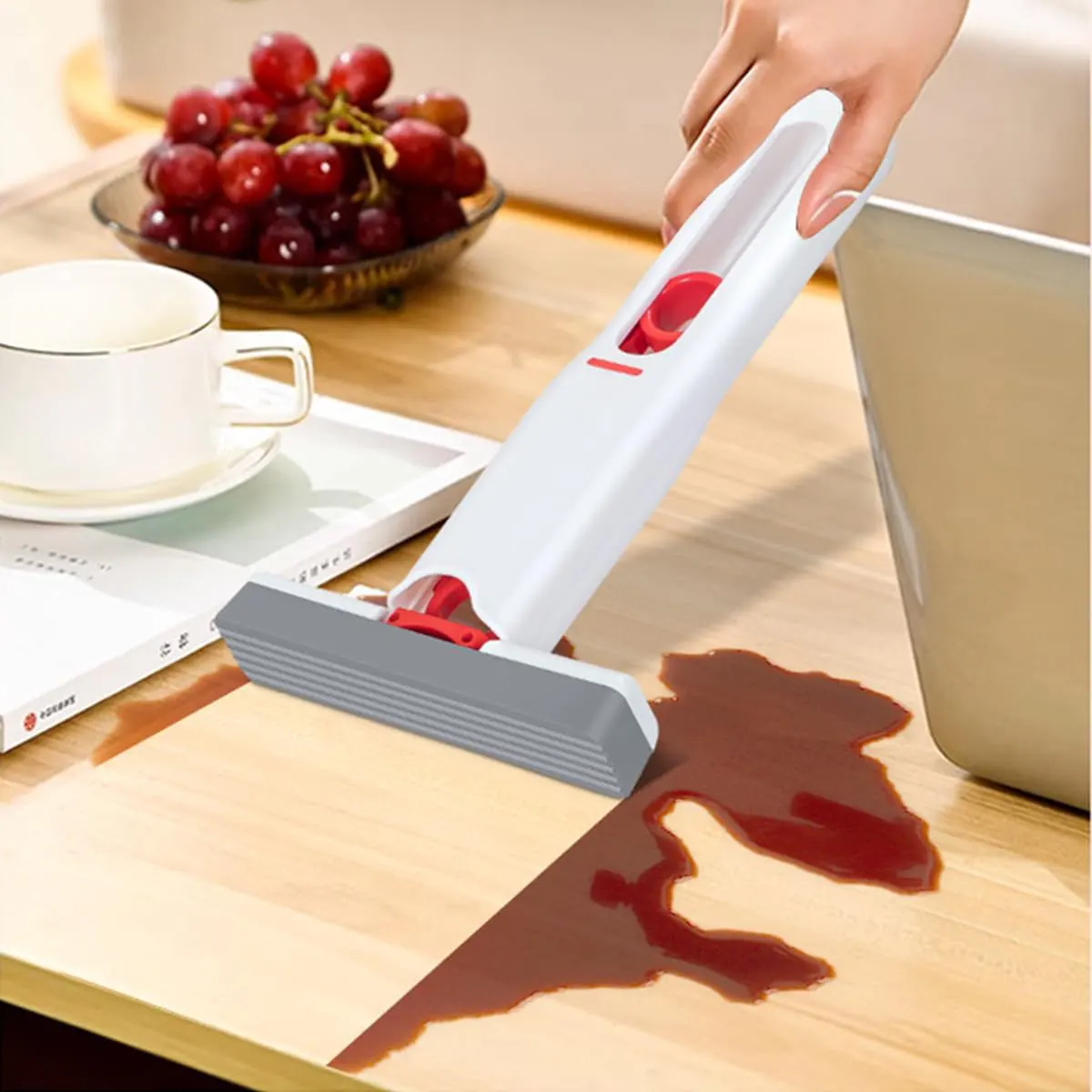 Mini Sponge Mop, White