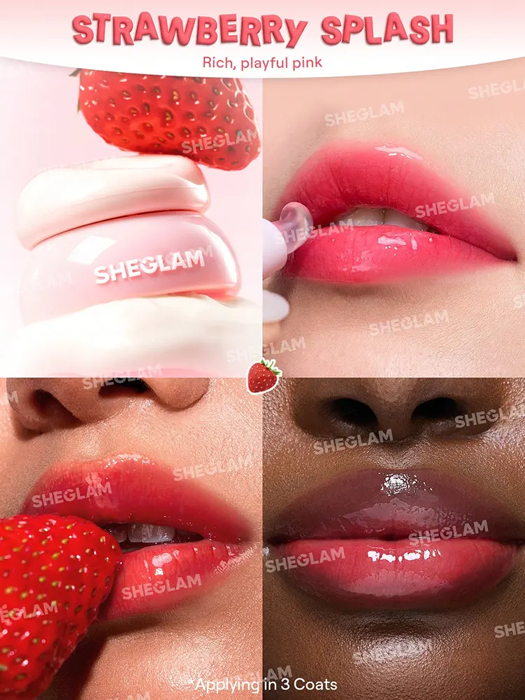 Sheglam Hydra Jelly Pocket Lip Jam, Strawberry Splash