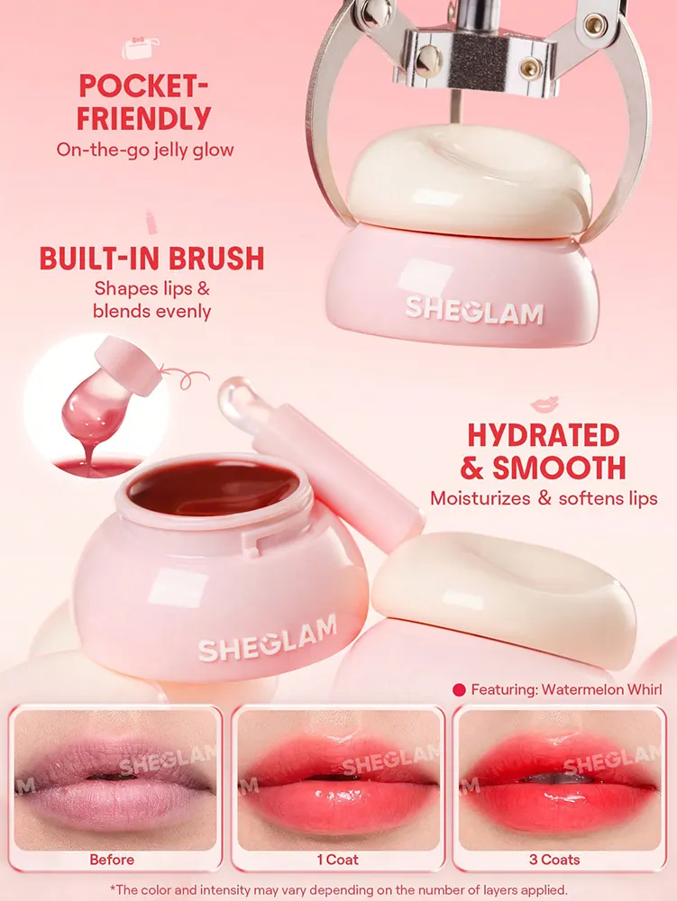 Sheglam Hydra Jelly Pocket Lip Jam, Sugar Swirl