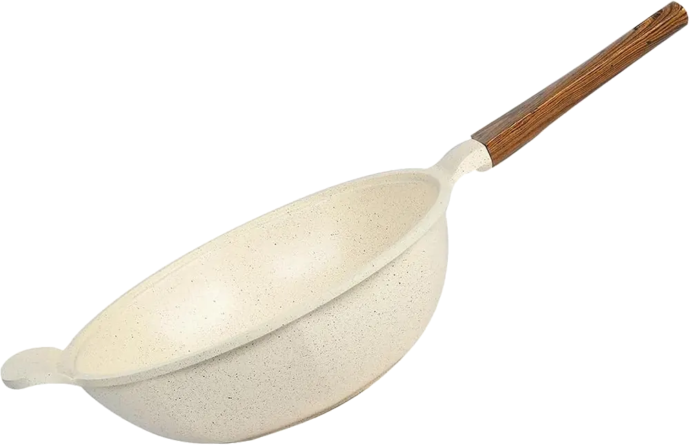 Glory Premium Granite 36-Piece Cookware Set, Luminarc Essence 19-Piece Gift Set, Beige