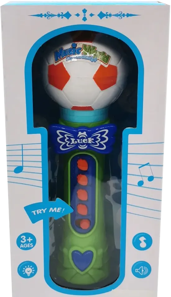 Football Microphone with Light and Music, 123B