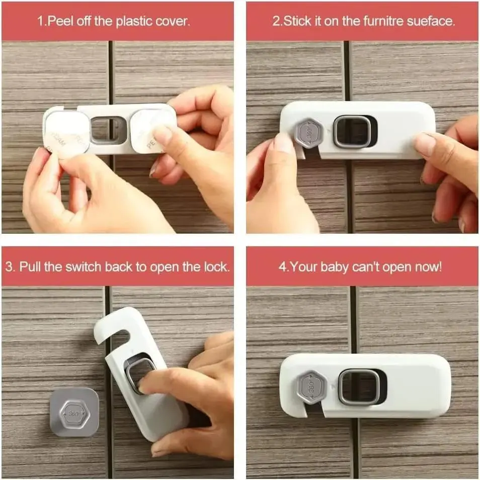 Adhesive Safety Lock, 0014-6