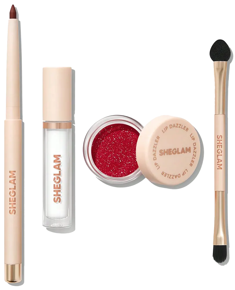 Sheglam Lip Dazzler Glitter Kit, Curtain Call