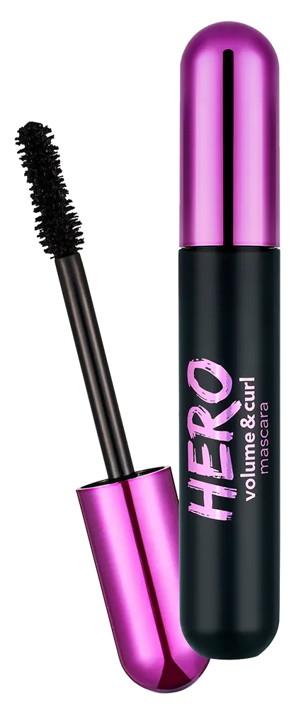 Flormar Hero Volume & Curl Mascara, 000 Black