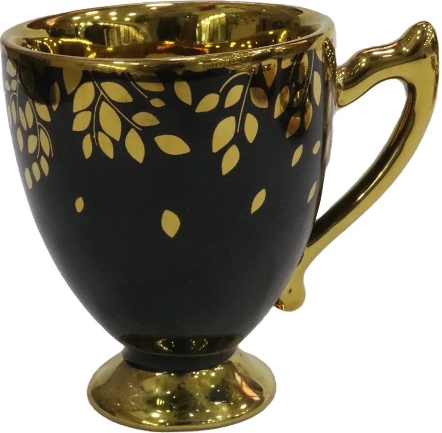 طقم قهوه بورسلين ، 12 قطعة ، اسود ، 3134