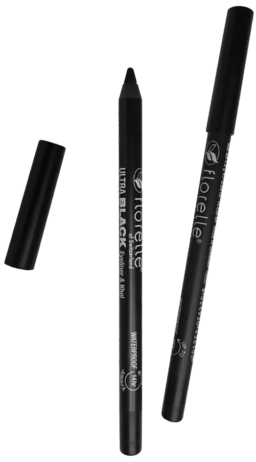Florelle Ultra Black Eyeliner & Khol Waterproof