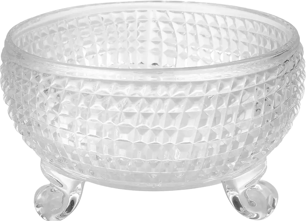 طقم خشاف زجاج الاندالس 7 قطع، مموج، شفاف، موديل 97