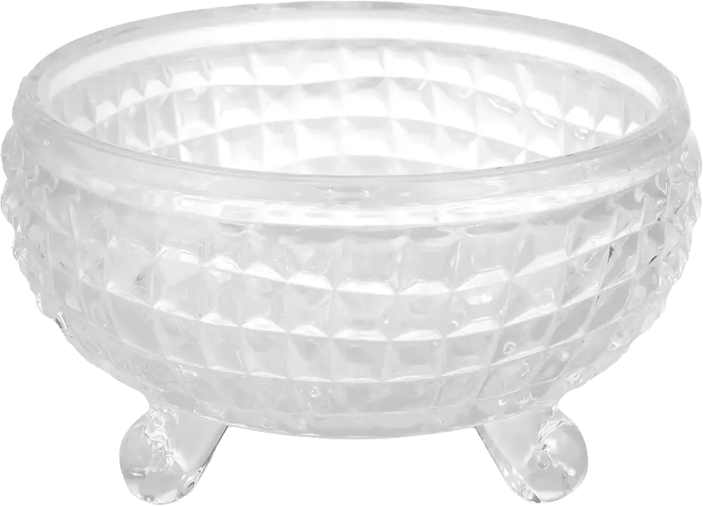 طقم خشاف زجاج الاندالس 7 قطع، مموج، شفاف، موديل 97