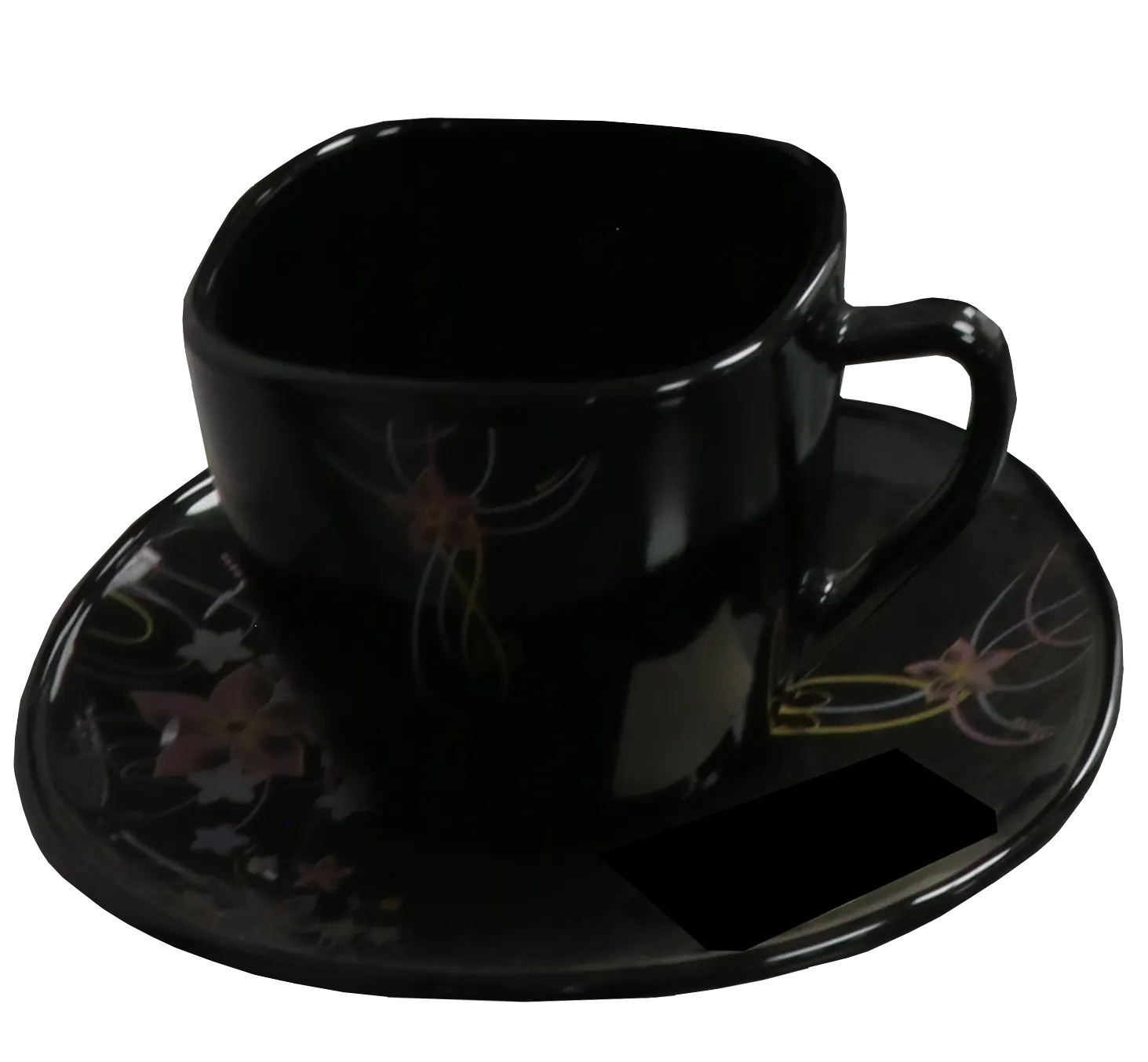 Arcopal Engraved Set, 60 Pieces, Black, 2229