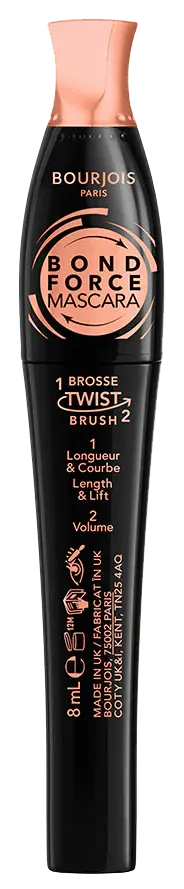 ماسكارا تويست اب ذا فوليوم بوند فورس من بورجوا، اسود