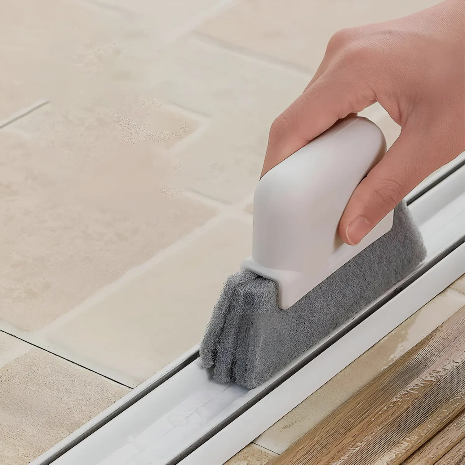 Cleaning Brush For Narrow Spaces, White, 0049-17