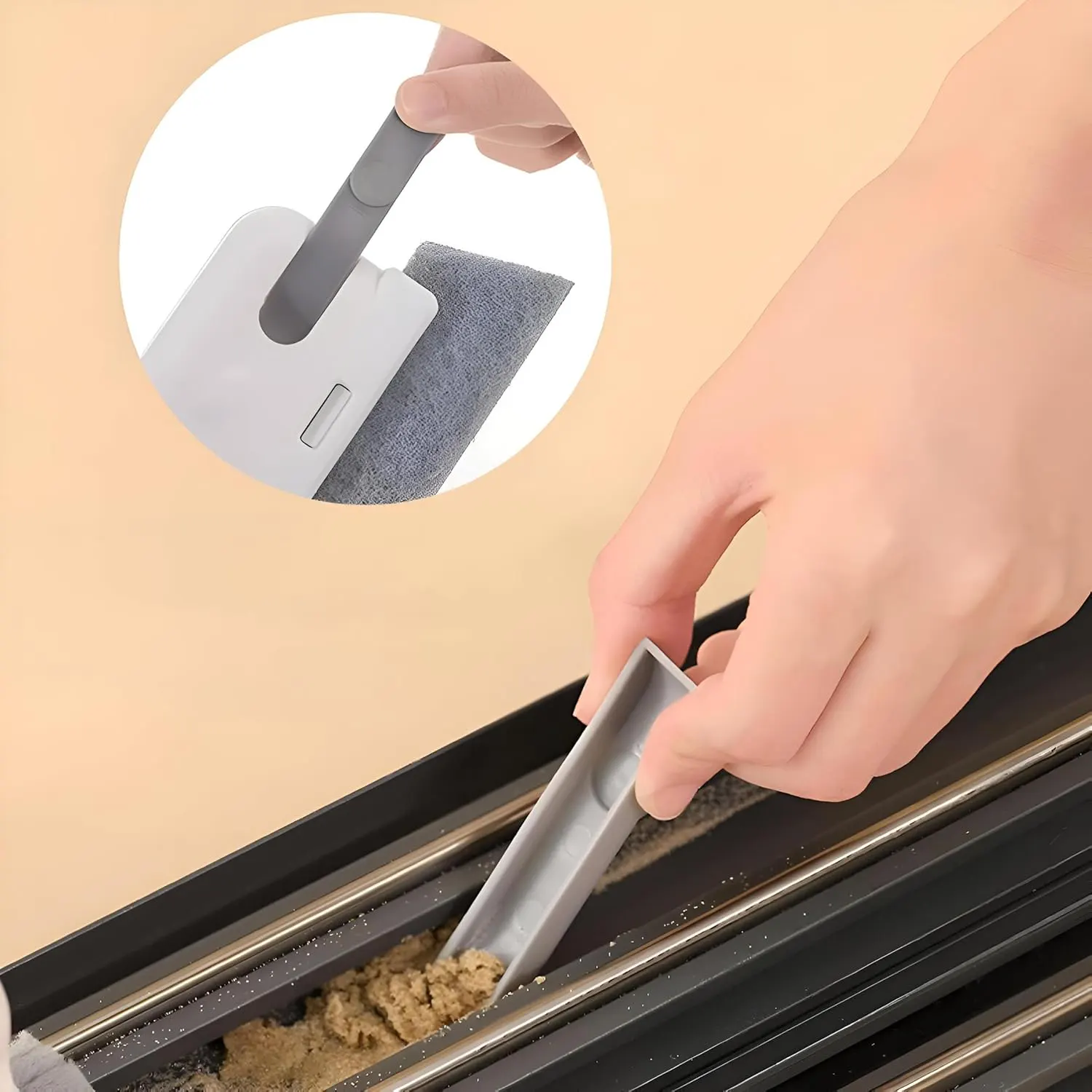 Cleaning Brush For Narrow Spaces, White, 0049-17