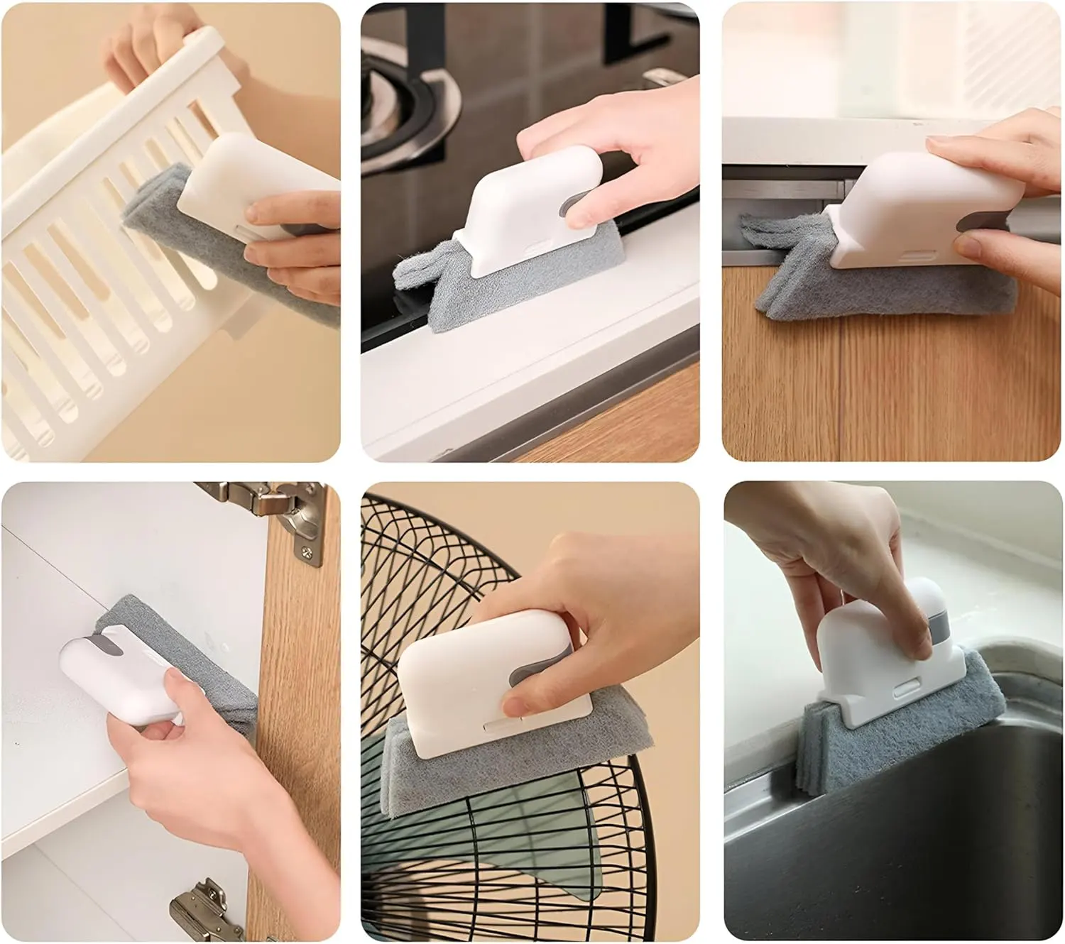 Cleaning Brush For Narrow Spaces, White, 0049-17