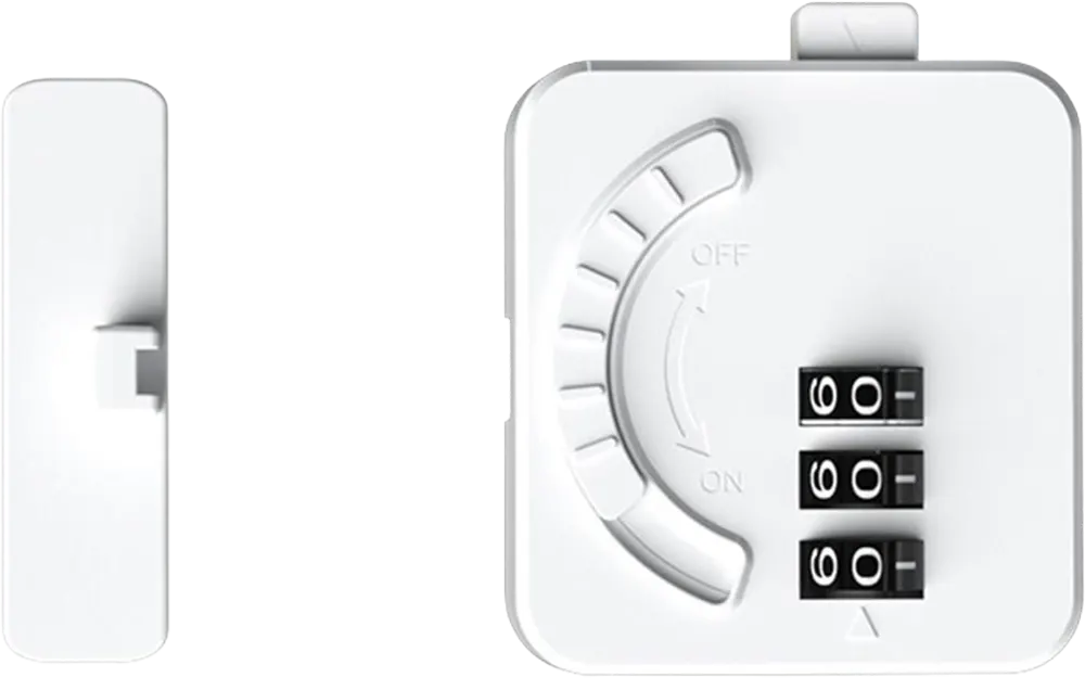 قفل أمان للثلاجة بكلمة مرور، متعدد الأستخدامات، أبيض، 54-16