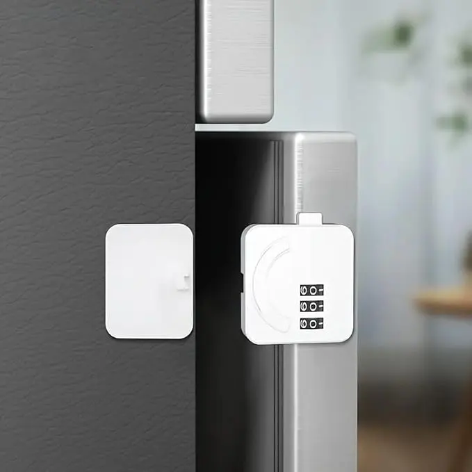 Multi-Purpose Password Refrigerator Lock, White, 54-16