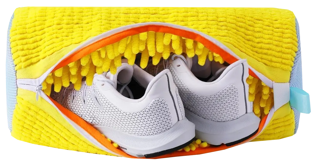 كفر شوز للغسالة قابلة لاعادة الاستخدام عمق 360 درجة ، تناسب جميع احجام الاحذية ، اصفر ، 2198